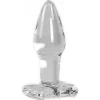 Plug Anal Vaginal En Verre Borosilicate Transparent Résistant 10 X 3.4 Cm boutiqued en ligne 5
